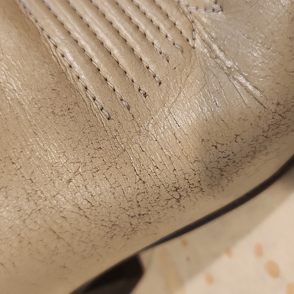 TONY Lama Women's Leather Ywo Tone Cowboy Boots - Picture 4 of 15